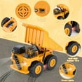thumbnail image 4 of PEACNNG Kids Control Dumper Truck  Controlled Dumper Construction Site Vehicle For Kids  1 24 Scale 6 Channels Remote Control Dumper Truck Toy With Lights, 4 of 6