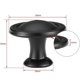 thumbnail image 3 of 12 piezas Boutons De Porte Tiroir Armoire Noir 30mm Poigne De Meubles En Alliage D'aluminium Avec Vis, 3 of 5