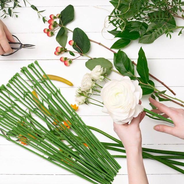 OUNONA 100Ud Tallo De Flor Artificial Para Manualidades Flores DIY Y De Hogar