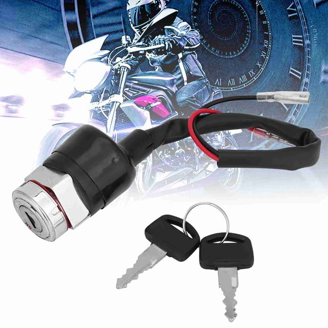 Interruptor De Encendido Duradero, Interruptor De Llave De Encendido De Metal De Fácil Instalación, Con 2 Llaves 35010-111-67 Para Motocicleta CB100 35010-028-010