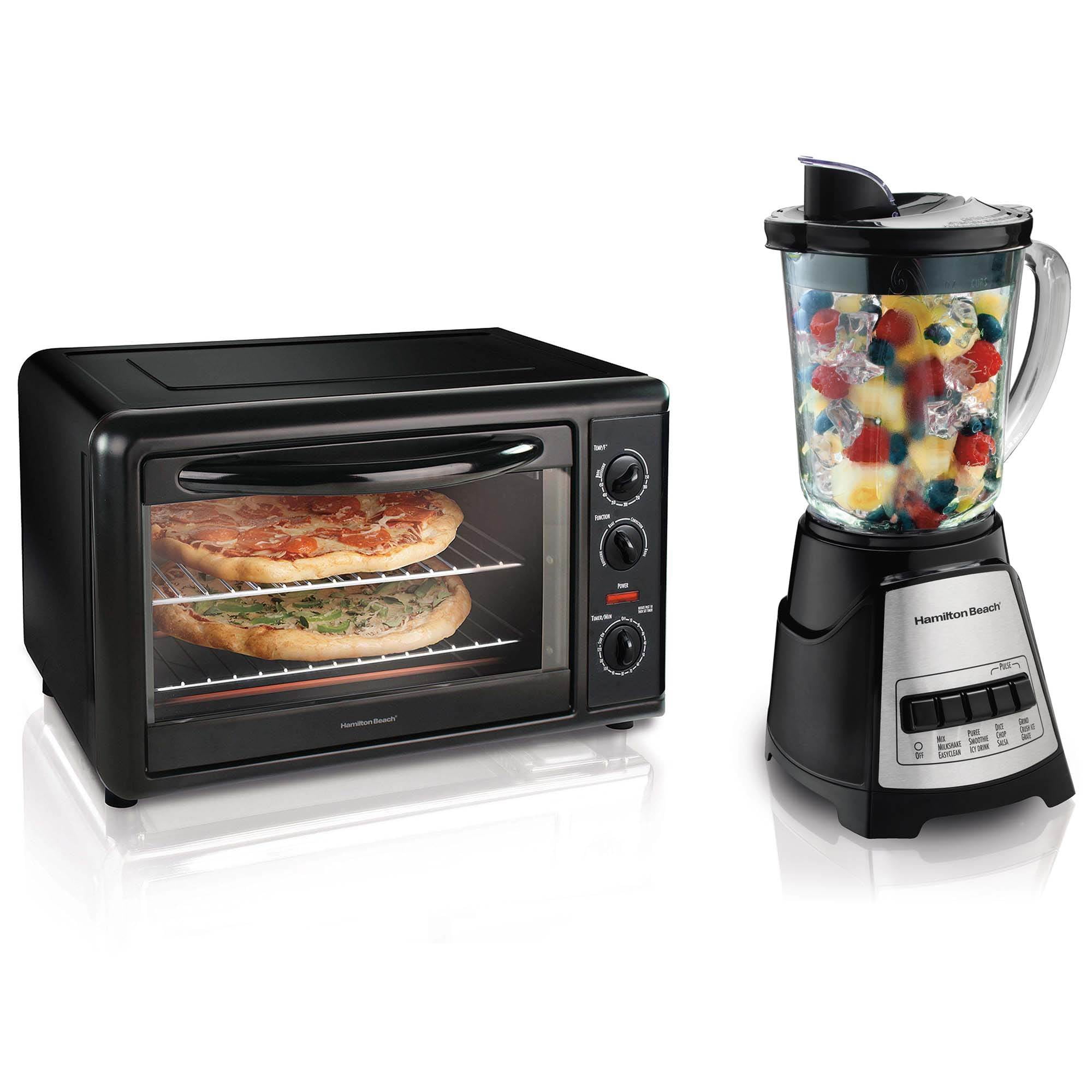 Hamilton Beach Toaster Oven with Convection + Elite MultiFunction Blender