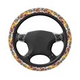 thumbnail image 3 of Daiia Cute Cat Cartoon Steering Wheel Cover Auto Steering Wheel Covers Breathable Anti-Slip Steering Wheels Car Interior Decor Accessories for Men Women Universal 15 Inch, 3 of 8