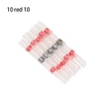 thumbnail image 3 of Matsuzay Conector de cable termorretráctil, empalme impermeable a tope DIY, Terminal de crimpado eléctrico, manga de tubo, herramientas Electrónica miscelánea Rojo 10PCS, 3 of 6