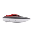 thumbnail image 4 of Barcos de control remoto, lancha rápida eléctrica de alta velocidad recargable 2,4G para piscinas, lagos, color rojo, 4 of 12