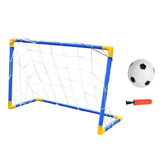 Colaxi Kids Soccer Goals Outdoor Sports Games Football Gate Soccer Nets Fun Mini Soccer Goal Set Football Goal Frame for Lawn Adults