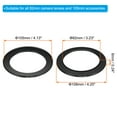 thumbnail image 2 of Uxcell 82mm-105mm Metal Step Up Ring, Camera Lens Filter Adapter Ring for Camera Lenses Hood, Black, 2 of 5