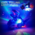 LED Transforming Dinosaur Car Toy for Boys & Girls, Ages 410, Birthday Gift with Music & Lights