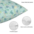 thumbnail image 4 of Rateoe Sea Turtle Pattern Throw Pillow Cover Premium Pillow Stuffer Sham Square for Decorative Cushion Bed Couch Sofa(Pillow insert not included), 4 of 8