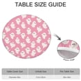 thumbnail image 6 of Sweet Ghost Halloween Pattern Round Fitted Tablecloth with Elastic Edge,Dining Table Cover Waterproof,Outdoor Round Tablecloth for Camping,Dining,Indoor and Outdoor, 6 of 7