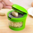 thumbnail image 3 of Outil de Broyage d'Ail Multifonction en Acier Inoxydable Râpe Presseur Courbé Trancheuse d'Ail Hachoir Outil de Cuisine 3 Pcsdumplingmold, 3 of 7