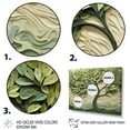 thumbnail image 4 of Designart "American Basswood Collage A Tree's Tapestry III" Oversized Landscapes Framed Wall Art - Country Green Tree Bedroom Framed Canvas Wall Art, 4 of 7