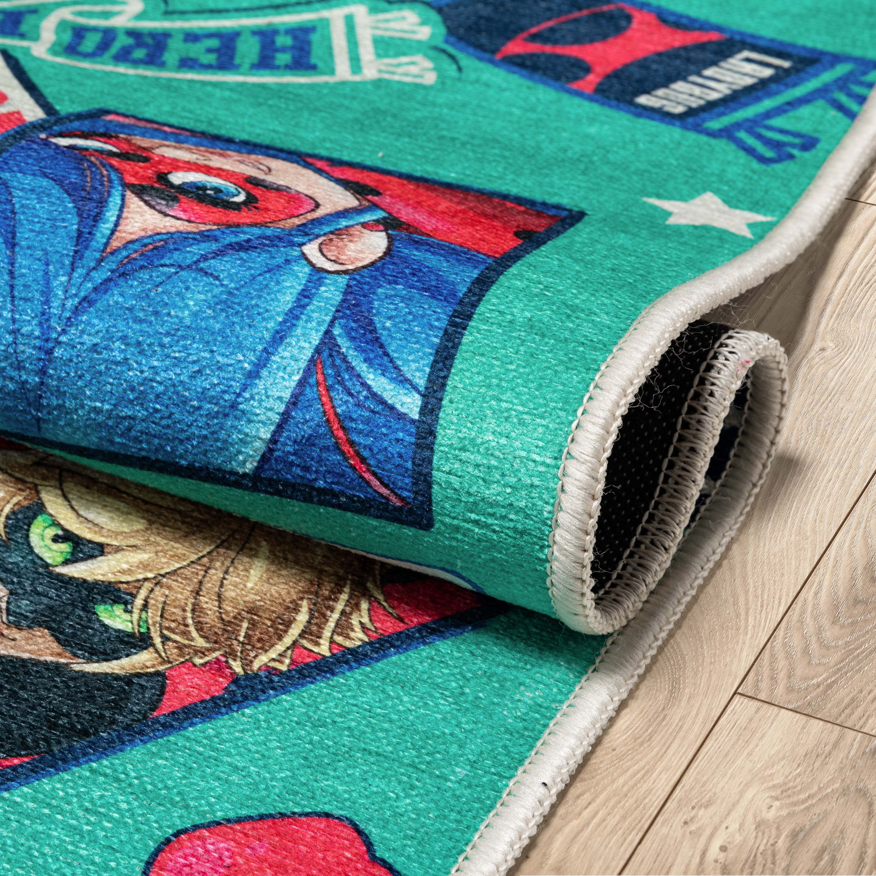 Well Woven Miraculous Ladybug New York Repeat Multi 6' x 9' Area Rug