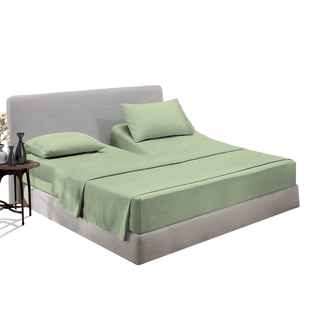 Adjustable Bed-Split King 1000TC Egyptian Cotton Solid/Stripe Color 