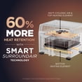 thumbnail image 4 of Ninja French Door 8-in-1 Countertop Oven, with Smart Surroundair Technology and Air Fry Function, Dishwasher Safe, 6 Pieces, FO100 Silver, 4 of 13