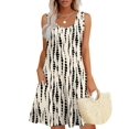 thumbnail image 1 of Vestido de verano WEESO 2025 holgado con cuello en V y bolsillos 2XL, 1 of 4