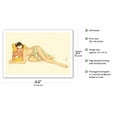 thumbnail image 2 of Varga Girl - June 1943 - Vintage Pin Up Girl Print by Alberto Vargas c.1943 - Fine Art Matte Paper Print (Unframed) 30x44in, 2 of 4