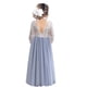 thumbnail image 2 of Vestido de fiesta transparente de manga larga con falda corta de ballet de tubo recto con espalda de encaje para niñas y mujeres, 2 of 5
