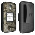 thumbnail image 4 of Case with Clip for Jitterbug Flip2, Nakedcellphone [Outdoor Camouflage] Tree Leaf Real Woods Camo Cover with Belt Hip Holster Holder for Jitterbug Flip 2 Phone (aka Lively Flip) (4053SJ7), 4 of 9
