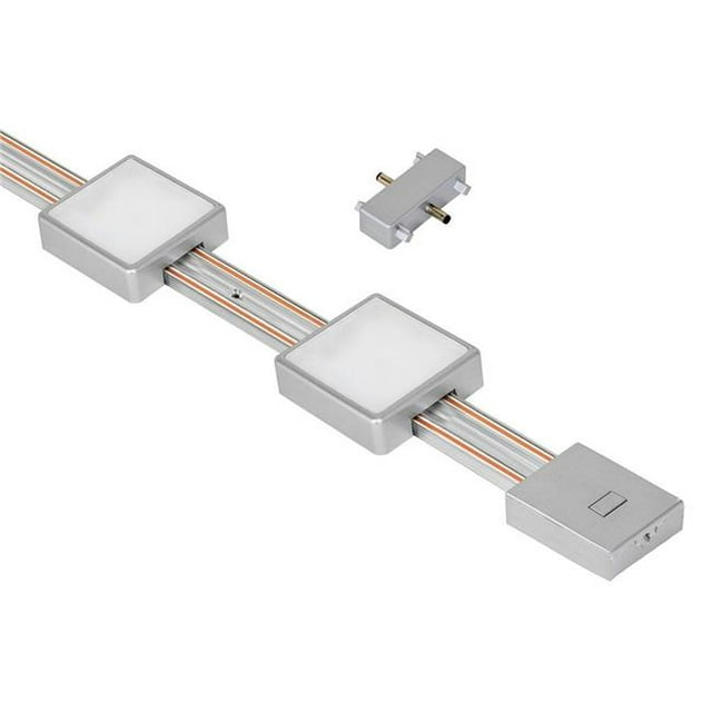 Jesco Éclairage KIT-RZ-EXT-T12-SQ2-30-SV Rail Radianz Dimmable 12 Pouces - Argent
