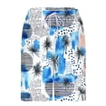 thumbnail image 6 of WAENQINLA Beach Shorts for Men with Fitted Liner Casual Quick Dry Elastic Waisted Swim Trunks Palm Tree Graphic Summer Hawaiian Shorts with Pockets Sky Blue Shorts,Size S-2XL, 6 of 7