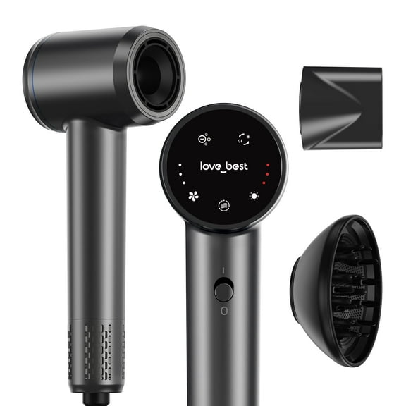 Hair Dryer, Professional Ionic Hair Dryer for Fast Drying, Low Noise and Quiet, Lightweight, 600 Mmillion Negative lonic High-Speed Hair Blow Dryer Without Hair Damage for Women, Men, Travel, Salon