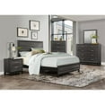 thumbnail image 5 of Lexicon Davi Modern Wood Grain on Melamine Veneer Eastern King Bed in Gray, 5 of 6