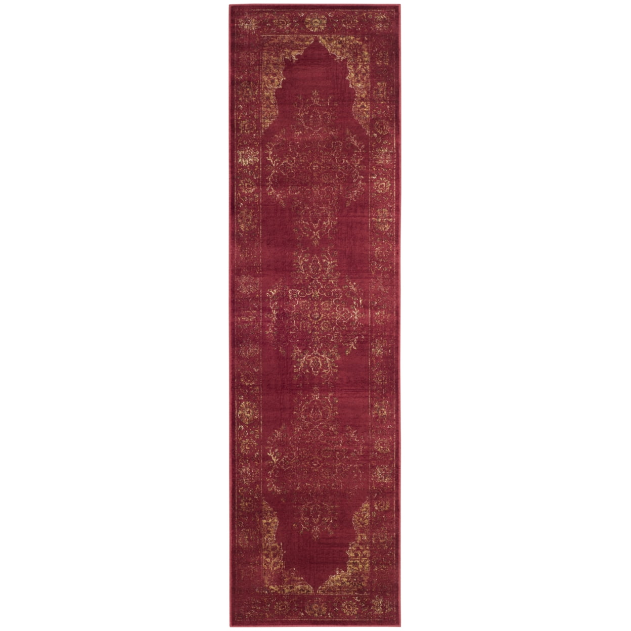SAFAVIEH Vintage Winthrop Traditional Area Rug, Rose, 4' x 5'7"