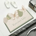 thumbnail image 4 of Bathroom Rugs Bath Mat Butterflies Carpet 23.62X15.75 inch Bathroom Door Water Absorbing Quicks Drying Floor Mat Household Non-slip And Wear-resisting Floor Mat for Bathroom Floor, 4 of 8
