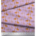thumbnail image 2 of Soimoi Poly Crepe Fabric Giraffe Kids Fabric Prints by Yard 42 Inch Wide, 2 of 3