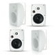 thumbnail image 1 of Altavoces exteriores Herdio de 6.5 pulgadas y 800 W, 2 vías, impermeables (2 pares), 1 of 7