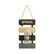 thumbnail image 2 of Jarrón Decorativo de Madera para Pared | Maceta Hidropónica de Vidrio con Cuerda Gruesa para Colgar | Decoración Rústica y Natural para El Salón | Portaflores Versátil para Flores Secas o Frescas | D, 2 of 6