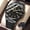 Black, variant on POEDAGAR Men Quartz Watch Leather Band Waterproof Wrist Watch