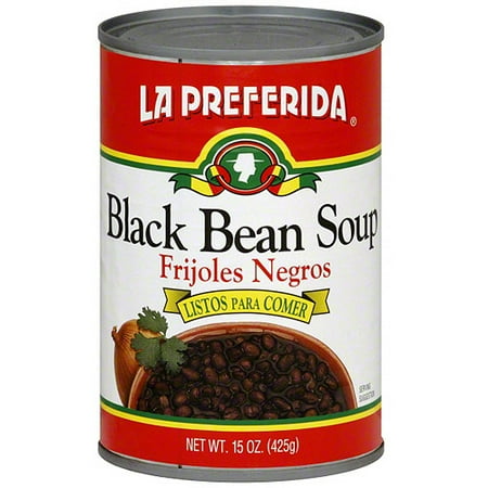 La Preferida Black Bean Soup, 15 oz (Pack of 12)