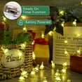 thumbnail image 2 of Christmas Tree Shaped String Lights, 20 LED Christmas Fairy Lights, Battery Powered Warm White Christmas Trees String Lights for Christmas Tree Window Home Decor - Christmas Tree, 2 of 6