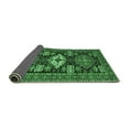 thumbnail image 2 of Ahgly Company Indoor Round Persian Emerald Green Traditional Area Rugs, 6' Round, 2 of 4