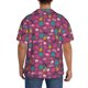 thumbnail image 3 of Balery Summer Flamingo Camisa Casual de Manga Corta con Botones para Hombre, Texturizada, Estilo Cubano, para Playa, Verano-4X-Large, 3 of 5