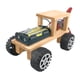thumbnail image 2 of Coche de energía eólica de bricolaje, Viento eléctrico de bricolaje de madera Coche de energía eólica hecho a mano Coche de viento de bricolaje Estética elegante, 2 of 6