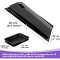 thumbnail image 2 of 67767 Grease Tray, 67047 Catch Pan for Weber Genesis 300 Series (2007–2010), Fits Weber Genesis E-310 S-310 E-330 S-330 E-330, Includes 10 pcs Liners, 2 of 6