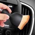 thumbnail image 2 of Cepillo de limpieza interior del coche, cepillo para polvo súper suave, cepillo para detalles del interior del coche para el salpicadero del coche (paquete de 2, amarillo), 2 of 5