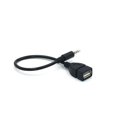 thumbnail image 2 of Adaptador USB a conector USB auxiliar macho de 3,5 mm, conector de audio estéreo, convertidor USB, conector de cable de música, adecuado para radio de coche, CD de audio, etc. JM, 2 of 5