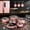 12-piece Pink cookware set, variant on 12/10PCS Stainless Steel Cookware Set with Golden Handles, Nonstick Pots and Pans Set for Induction, Gas and Ceramic Stovetops, Multi-Size Kitchen Cookware for Home and Restaurant