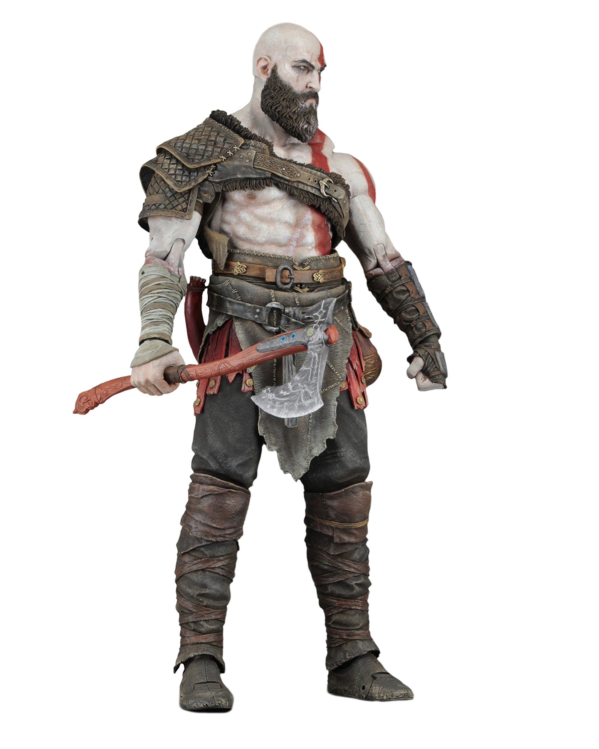 その他 God of War Kratos 7" Action Figure NECA z2zed1b NECA Kratos Action Figure 7 Inches Tall with Leviathan Axe Dagger