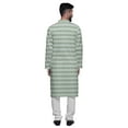 thumbnail image 3 of Atasi Printed Long Sleeve Kurta With Pajama Set For Men Summer Clothing, 3 of 4