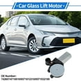 thumbnail image 3 of Unique Bargains Left Rear Power Window Regulator Lift Motor for Toyota Corolla 2003-2008 Sedan No.742607/4710010/8571012310 2 Pin Car Window Glass Lift Motor, 3 of 8