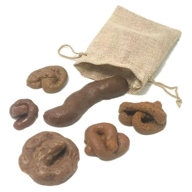Jouets de Caca Faux, Jouets de Caca Espiègles Réalistes 6 Pcs pour Garçons pour Halloween