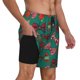thumbnail image 2 of Fotbe red and green bow tie Traje de Baño para Hombre – Shorts de Natación de Secado Rápido con Forro y Bolsillos-XX-Large, 2 of 6