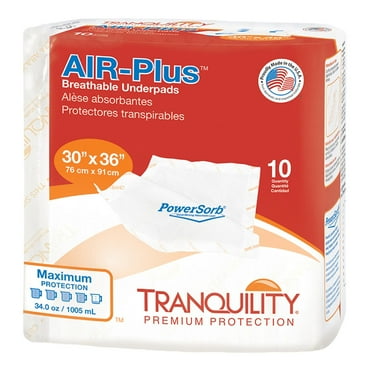 Tranquility AIR-Plus Low Air Loss Underpad, 30 x 36 Inch (CS/40)