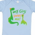 thumbnail image 4 of Inktastic My Gigi Loves Me Grandson Dinosaur Boys Baby Bodysuit, 4 of 5