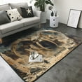 thumbnail image 3 of Area Rugs For Living Room Decor - Ancient Skull Cave Landscape Soft Anti Slip Throw Washable Rugs 5x7 For Bedroom, Indoor Carpet For Bedroom Living Room 80x58In, 3 of 7