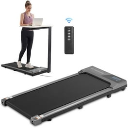 Folding Manual Walking Treadmill with Armrests and LCD Display Non Electric Ideal for Aerobic Exercise in Home Gym Office or Apartment Walmart